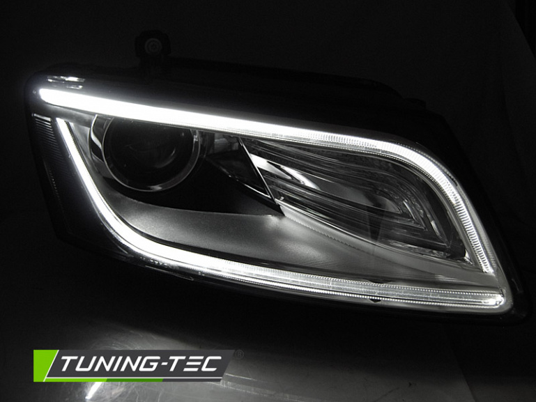 LED Tagfahrlicht Scheinwerfer für Audi Q5 12-17 chrom